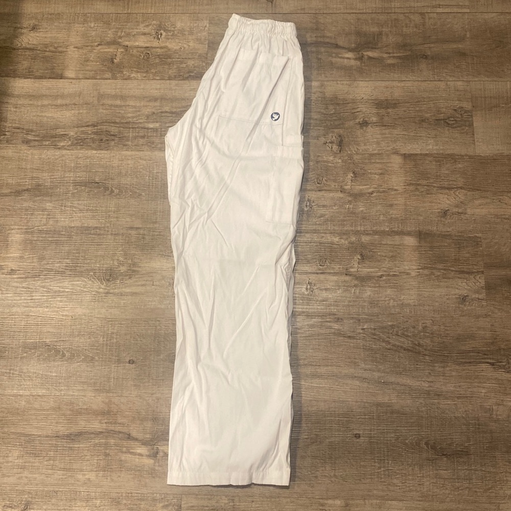 TWO White Dove Scrub Pants (BUNDLE)